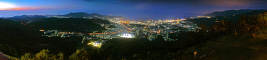 小樽天狗山のパノラマ夜景写真